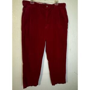 Polo Ralph Lauren Men's Corduroy Pants Red Size 36W x30L